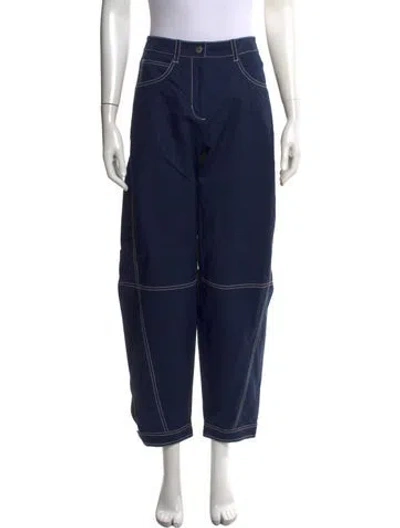 Pre-owned Simkhai Wide Leg Pants In Blue