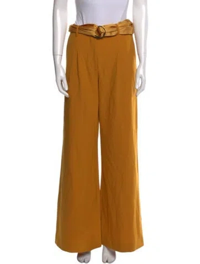 Pre-owned Simkhai Wide Leg Pants In Brown
