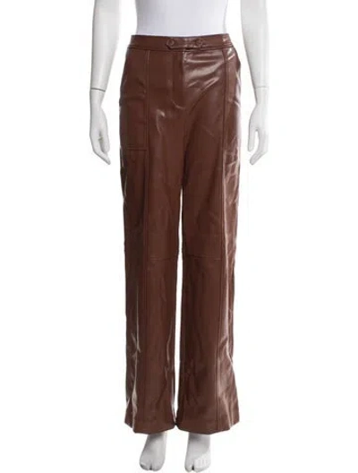 Pre-owned Simkhai Wide Leg Pants In Brown