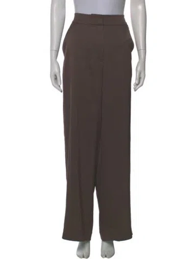 Pre-owned Simkhai Wide Leg Pants In Brown