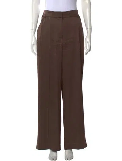 Pre-owned Simkhai Wide Leg Pants In Brown