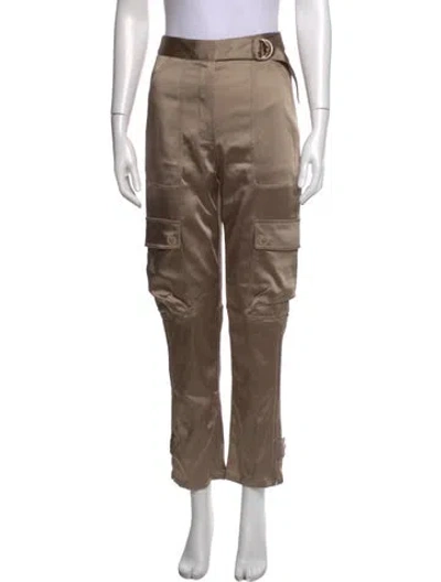 Pre-owned Simkhai Wide Leg Pants In Brown