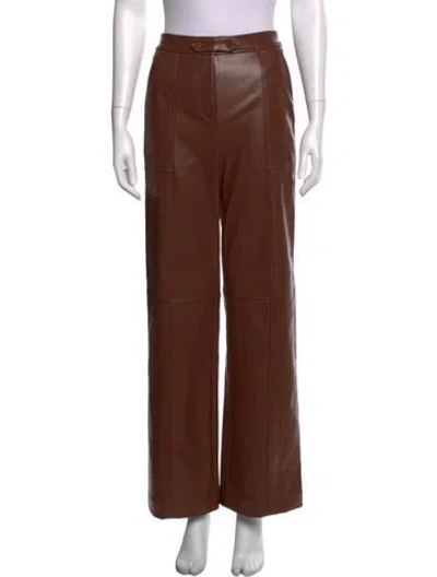 Pre-owned Simkhai Wide Leg Pants In Brown