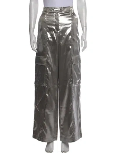 Pre-owned Simkhai Wide Leg Pants In Gray