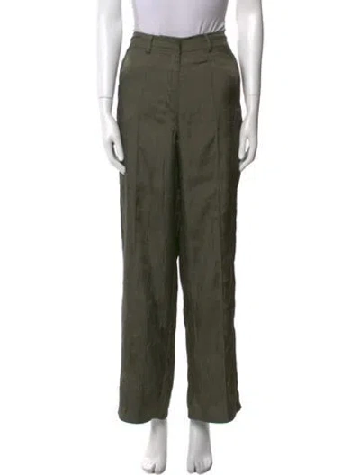 Pre-owned Simkhai Wide Leg Pants In Green