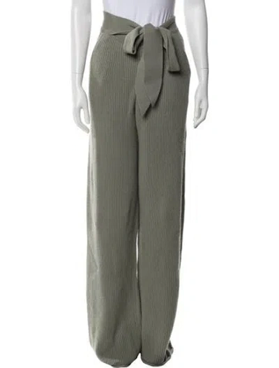 Pre-owned Simkhai Wide Leg Pants In Green