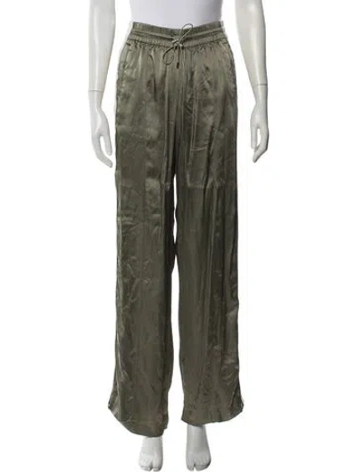 Pre-owned Simkhai Wide Leg Pants In Green