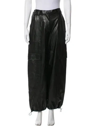 Pre-owned Simkhai Wide Leg Pants In Green