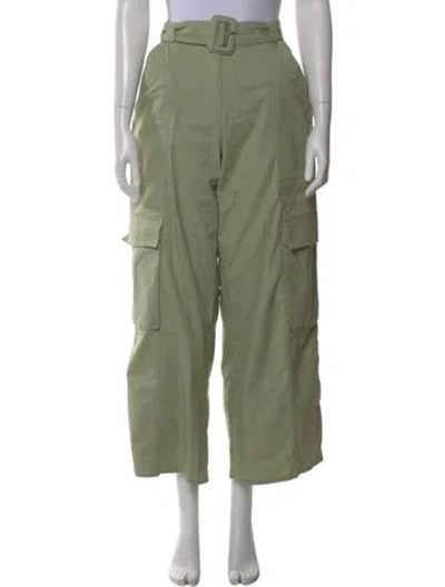 Pre-owned Simkhai Wide Leg Pants In Green