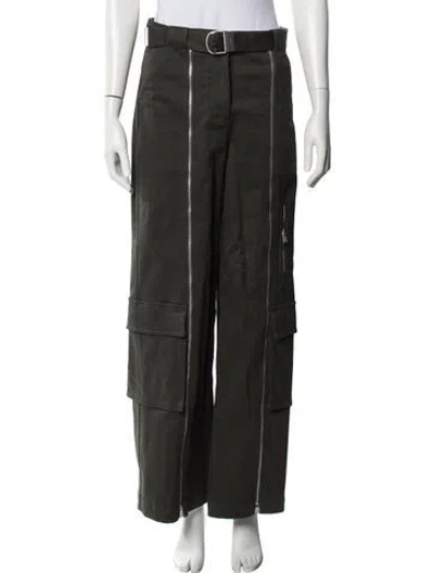 Pre-owned Simkhai Wide Leg Pants In Green