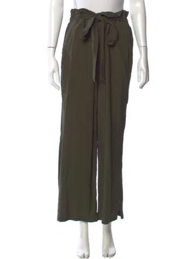 Pre-owned Simkhai Wide Leg Pants In Green