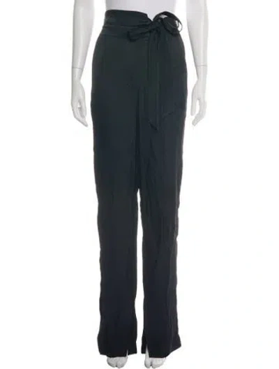 Pre-owned Simkhai Wide Leg Pants In Green