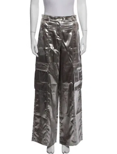 Pre-owned Simkhai Wide Leg Pants In Grey