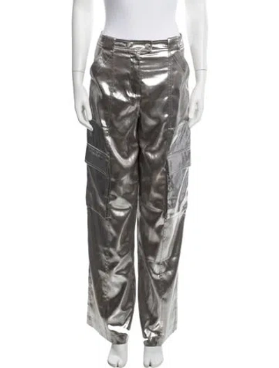 Pre-owned Simkhai Wide Leg Pants In Grey