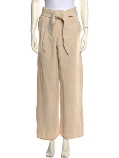 Pre-owned Simkhai Wide Leg Pants In Neutral