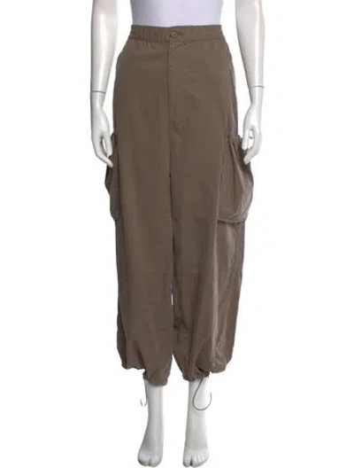 Pre-owned Simkhai Wide Leg Pants In Neutrals