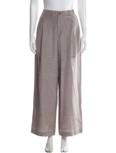 Pre-owned Simkhai Wide Leg Pants In Neutrals