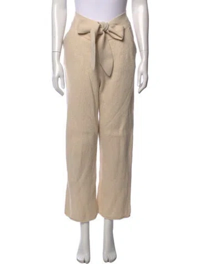 Pre-owned Simkhai Wide Leg Pants In Neutrals