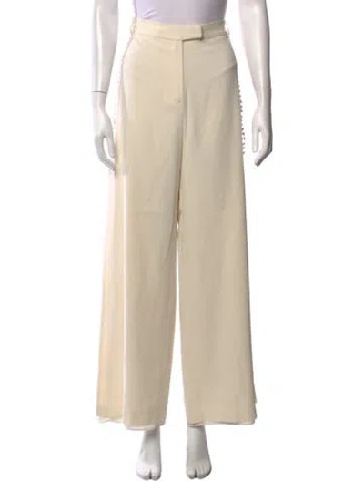 Pre-owned Simkhai Wide Leg Pants In Neutrals