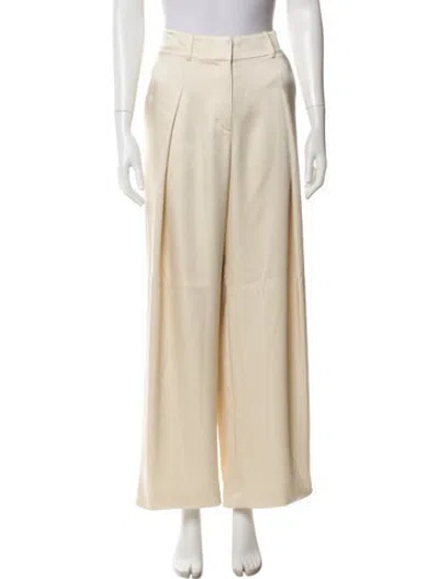 Pre-owned Simkhai Wide Leg Pants In Neutrals