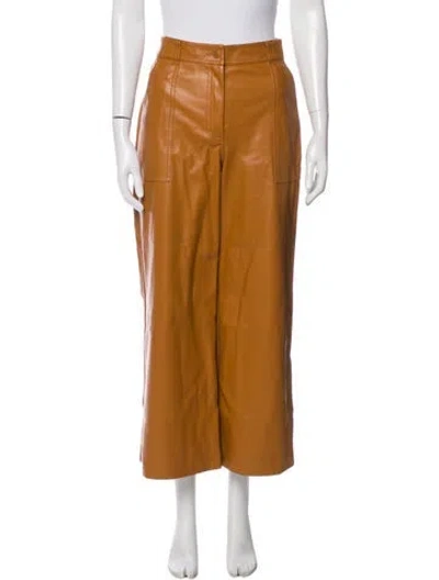 Pre-owned Simkhai Wide Leg Pants In Orange