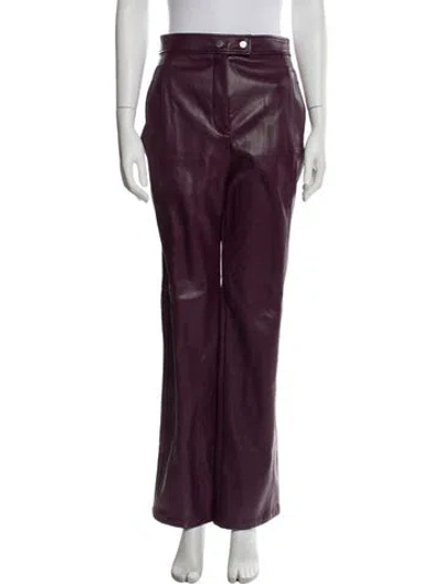 Pre-owned Simkhai Wide Leg Pants In Purple