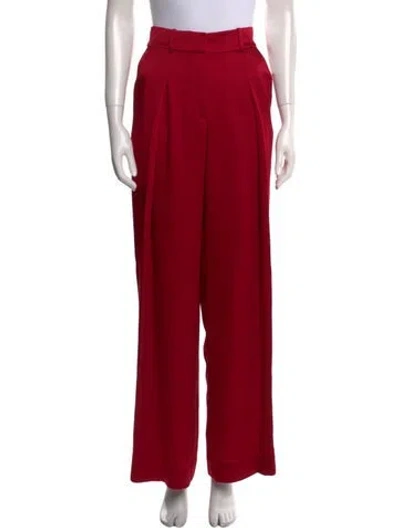 Pre-owned Simkhai Wide Leg Pants In Red