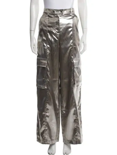 Pre-owned Simkhai Wide Leg Pants W/ Tags In Silver