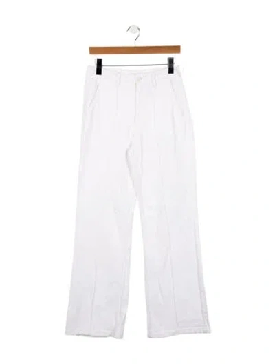 Pre-owned Simkhai Wide Leg Pants In White