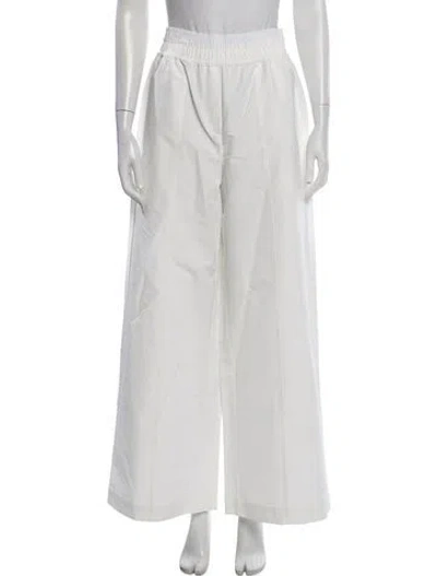 Pre-owned Simkhai Wide Leg Pants In White