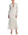 Simkhai Wiliama Lace Up Maxi Dress Cover Up