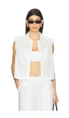 Simkhai Winslow Cropped Shirt