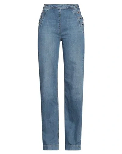 Simkhai Woman Jeans Blue Size 28 Cotton, Elastane