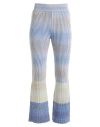 Simkhai Woman Pants Blue Size M Cotton, Rayon, Nylon, Elastane In Blue