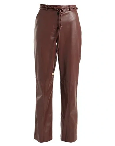 Simkhai Woman Pants Cocoa Size 6 Polyester In Brown