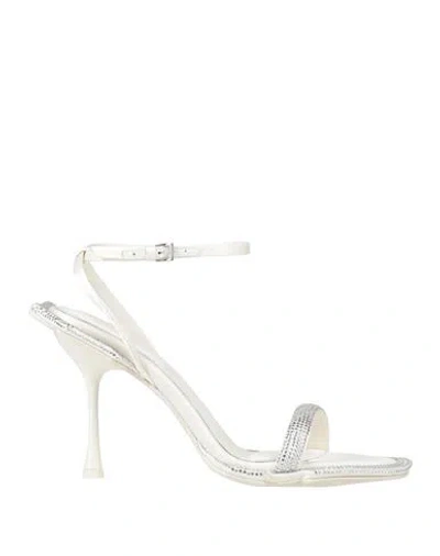 Simkhai Woman Sandals Ivory Size 5 Textile Fibers In White