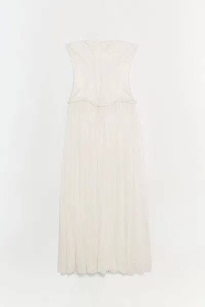 Simkhai Women's Adalys Strapless Jersey Dress In Ivory