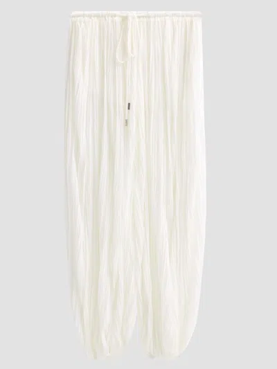 Simkhai Women's Afton Crinkle Jersey Balloon Pants In White
