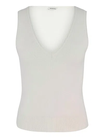 Simkhai Women's Aidana Boucle Tank Top In Ivory In Multi