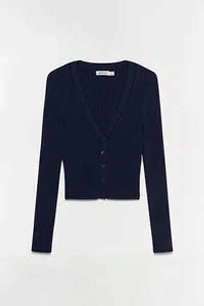 Simkhai Women's Ailany Knit Cardigan In Midnight In Blue