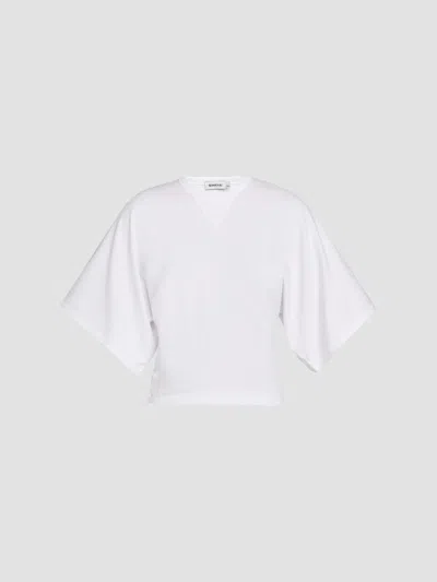 SIMKHAI WOMEN'S AMARA DRAPED T-SHIRT