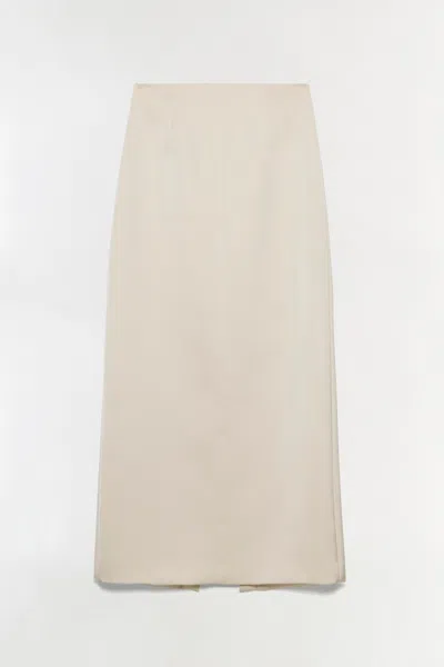Simkhai Women's Anais Midi Skirt In Sand Dollar