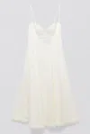 Simkhai Plunging V-neck Maxi Dress In White
