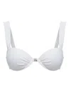 Simkhai Anniston Bikini Top In White
