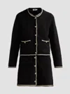 Simkhai Women's Anouk Cotton Button-front Jacket In Black