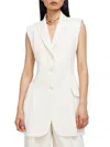 Simkhai Women's Arbor Single-breasted Vest In White