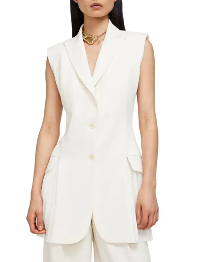Simkhai Women's Arbor Single-breasted Vest In White