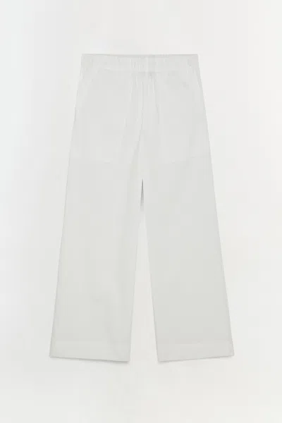 Simkhai Women's Arden Cotton Pant In White