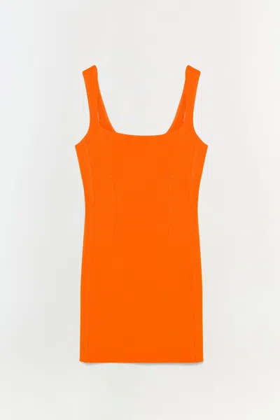 Simkhai Women's Arella Mini Dress In Tangerine