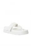 Simkhai Ari Ruched Elastic Slide In White In White
